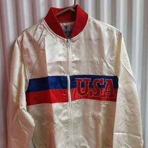 Vintage Windcrest USA Lightweight Windbreaker Jacket Olympics M